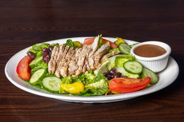 Large Grilled Chicken House Salad.
