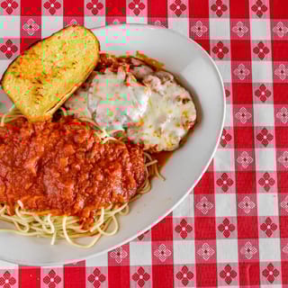 Eggplant Parmesan Dinner W/ Salad
