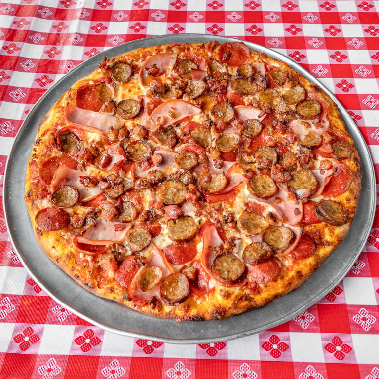 Indulge in Meat Lovers Pizza