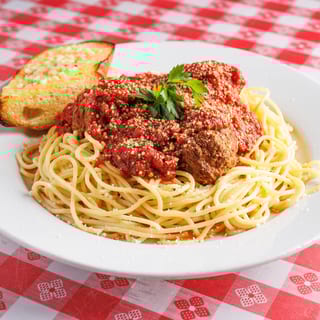 Organic Spaghetti w/ Meat Sauce